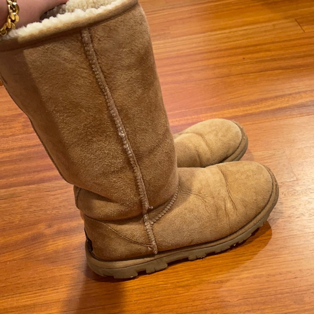 Chestnut tall UGG boots